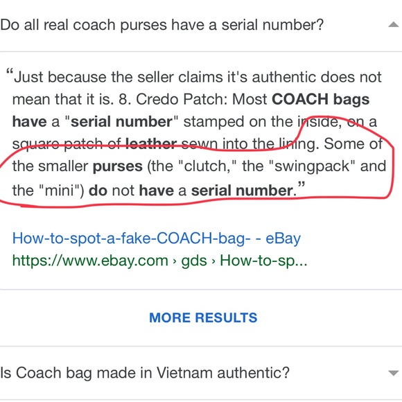 Coach Mini Purse - Picture 6 of 6